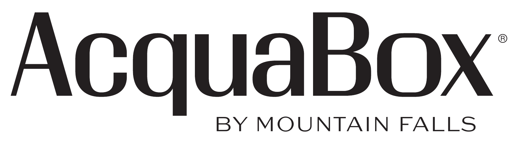 AcquaBox by Mountain Falls logo